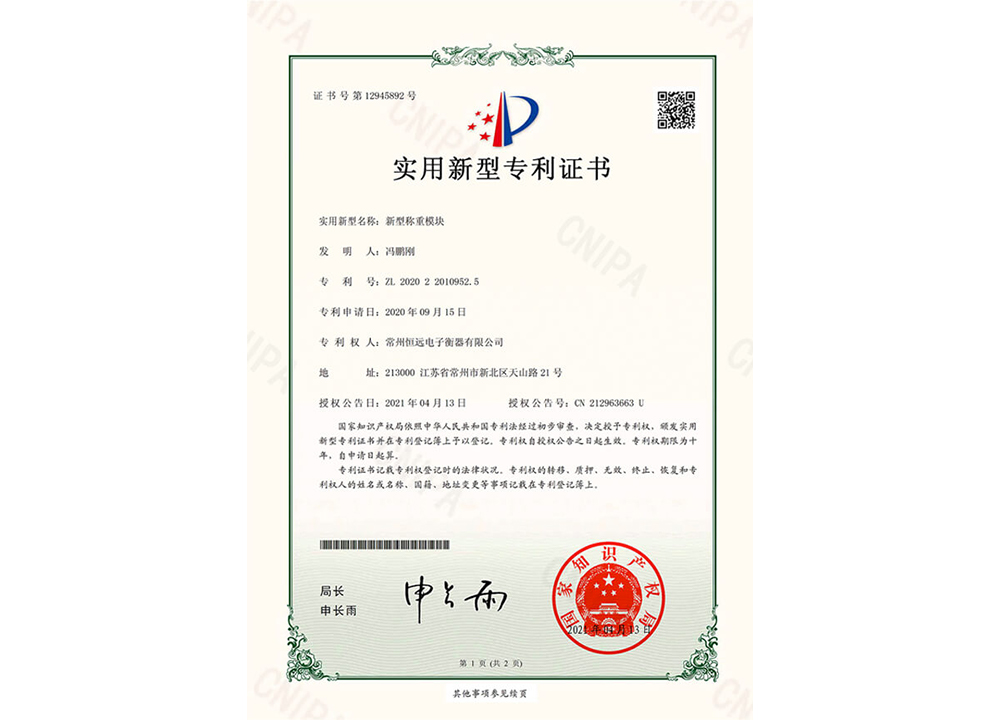 新(xin)型(xing)稱重糢(mo)塊